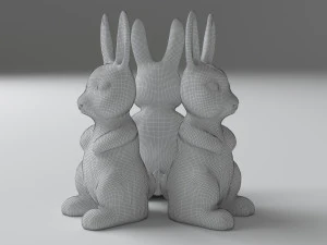 chocolate bunny 3D Model