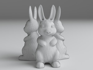 chocolate bunny 3D Model