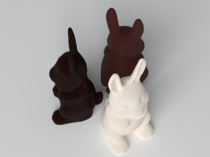 chocolate bunny 3D Model