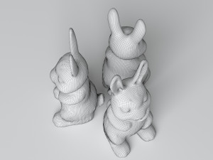 chocolate bunny 3D Model