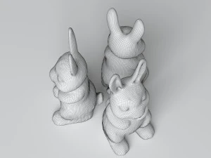 chocolate bunny 3D Model