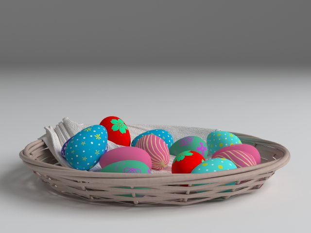 wicker plate Modelo 3D .c4d .max .obj .3ds .fbx .stl .blend 