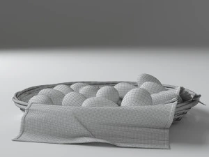wicker plate 3D Model