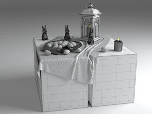 easter composition 3D Model