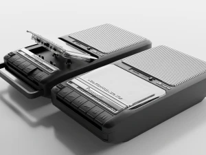 カセットレコーダー 3Dモデル