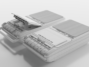 cassete recorder 3D 模型
