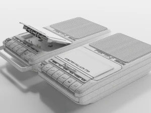 registratore a cassette Modello 3D