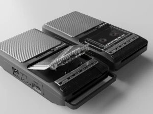 registratore a cassette Modello 3D