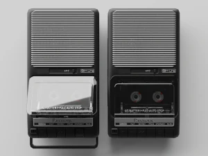 registratore a cassette Modello 3D