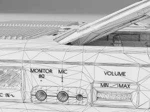 registratore a cassette Modello 3D