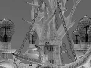 Pendant lamp horns Modelo 3D