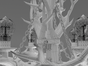 Pendant lamp horns Modelo 3D
