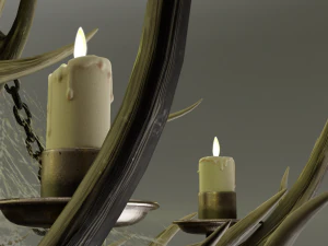 Pendant candlestick horns 3D Model