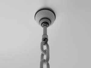 Pendant candlestick horns 3D Model
