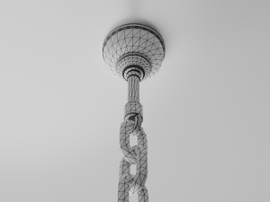 Pendant candlestick horns 3D Model