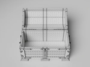 Chest Pirates Gold 3D Model