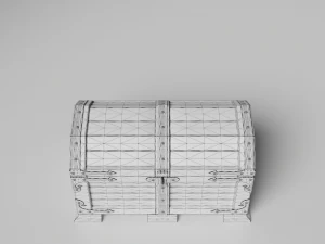 Chest Pirates Gold 3D Model