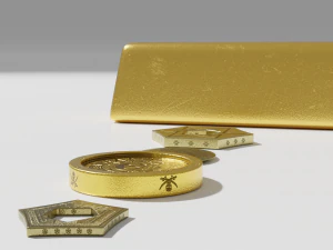 Gold Coins 3D Model