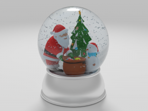 Christmas Snowglobe 3D Model