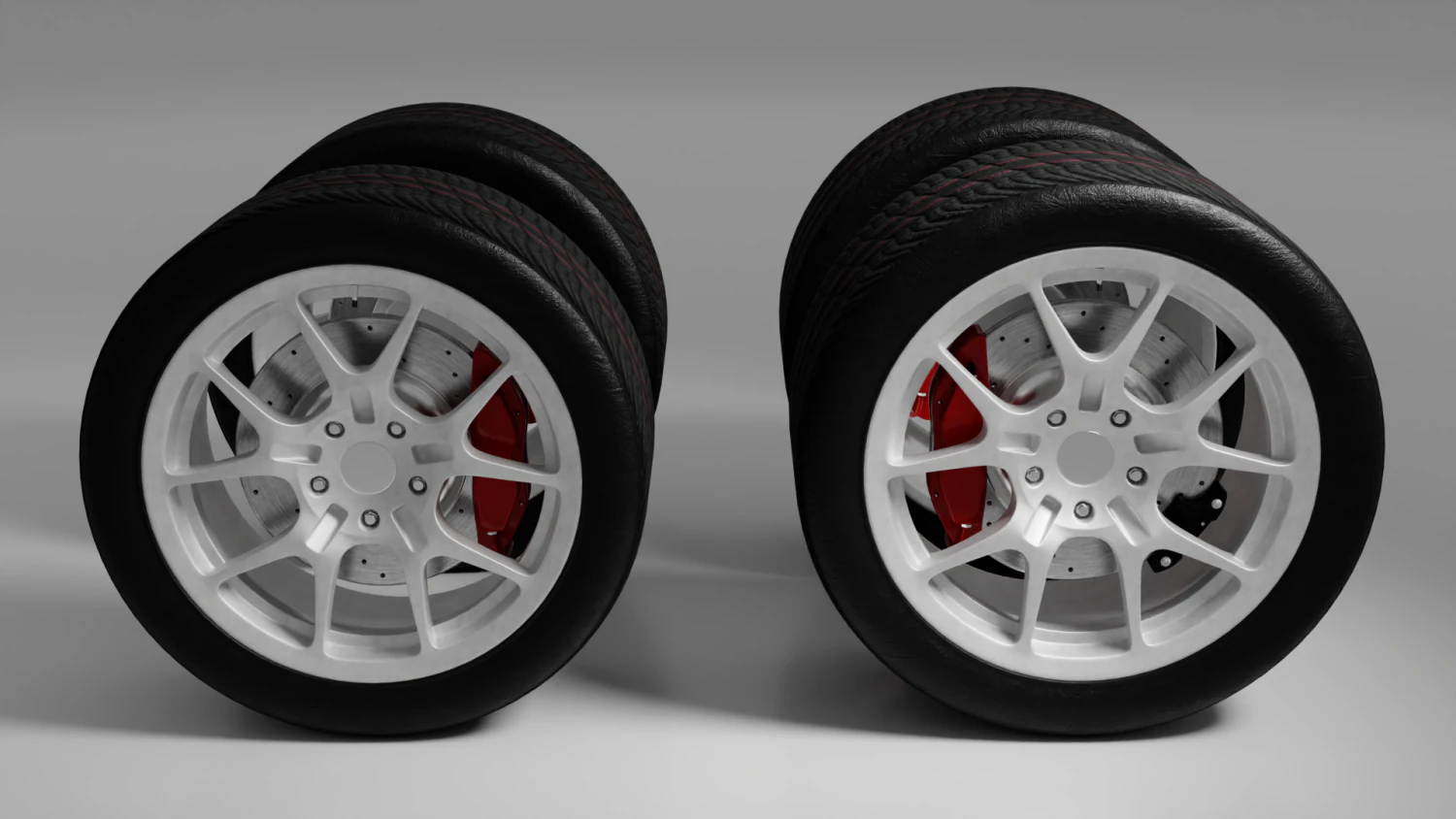 Wheels 3D Model .c4d .max .obj .3ds .fbx .stl .blend