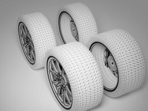 Wheels 3Dモデル