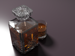 Whiskey Decanter 3D Модель