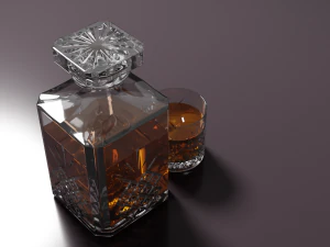 Графин для виски 3D Модель