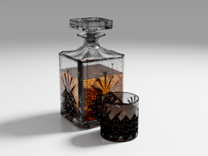 Whiskey Decanter Modelo 3D