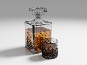 Whiskey Decanter Modelo 3D