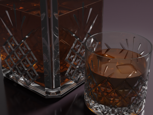Whiskey Decanter Modelo 3D
