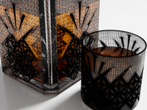Whiskey Decanter Modelo 3D