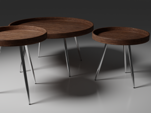 Coffee table 02 3D 模型