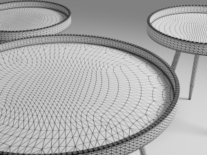 Coffee table 02 3D 模型