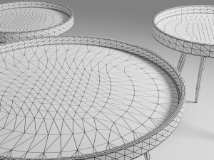 Coffee table 02 3D 模型
