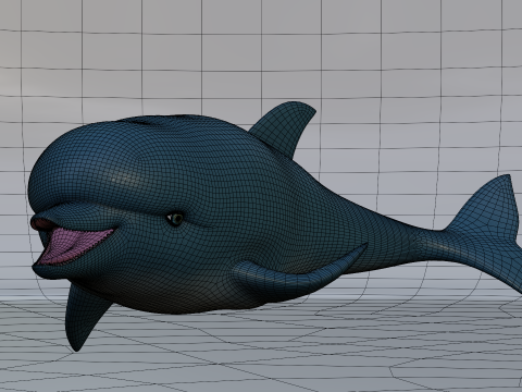 Dolphine 3Dモデル