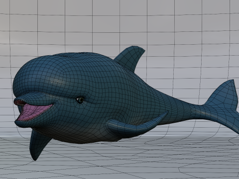 Dolphine 3Dモデル