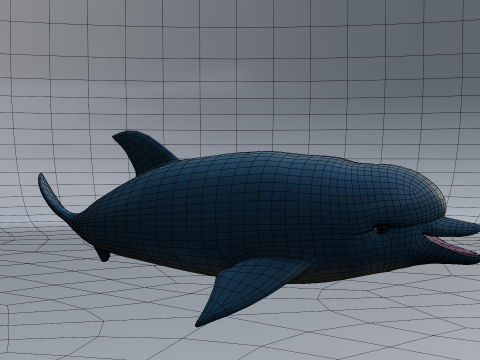 Dolphine 3Dモデル