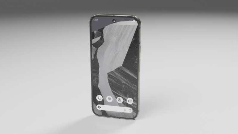 Smartphone pixel 9 pro 3D Model .c4d .max .obj .3ds .fbx .stl .blend 