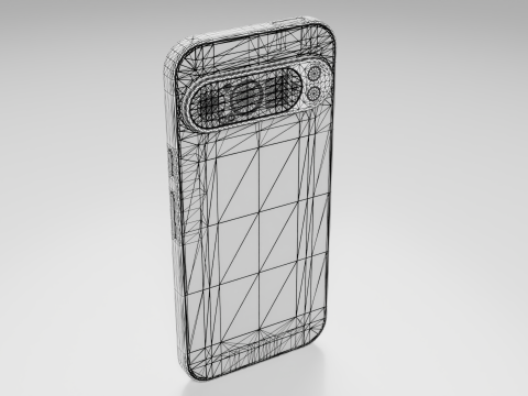 Smartphone pixel 9 pro 3D Model