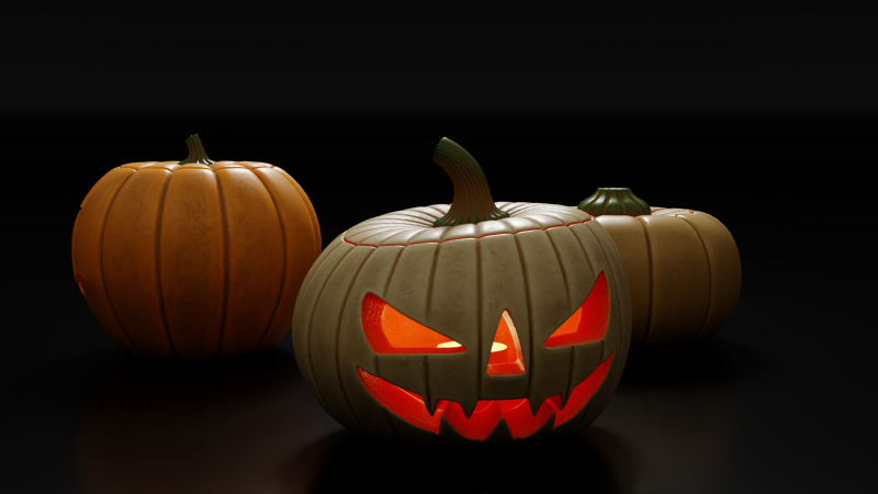Halloween Pumpkins Modelo 3D .c4d .max .obj .3ds .fbx .stl .blend 