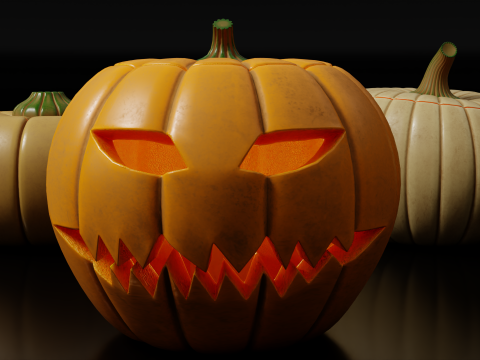Halloween Pumpkins Modelo 3D