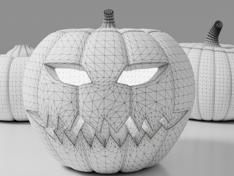 Halloween Pumpkins Modelo 3D
