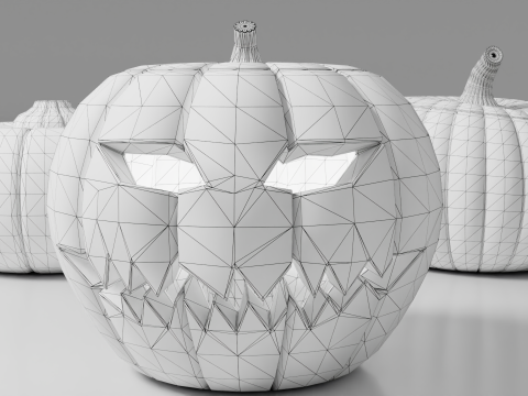 Halloween Pumpkins Modelo 3D