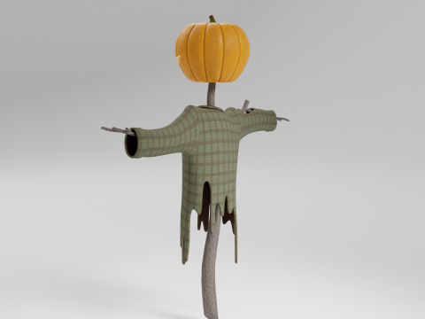 Mr Pumpkin 3D Model