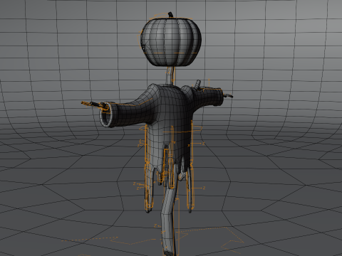 Mr Pumpkin 3D Model