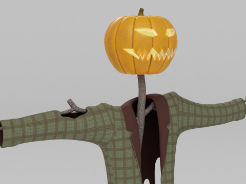 Mr Pumpkin 3D Model