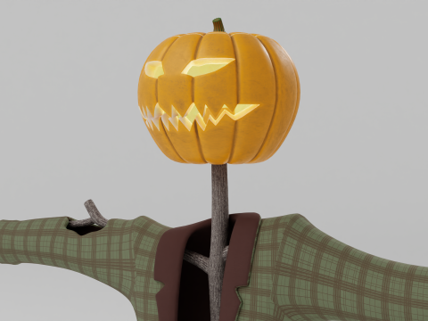 Mr Pumpkin 3D Model