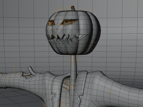 Mr Pumpkin 3D Model