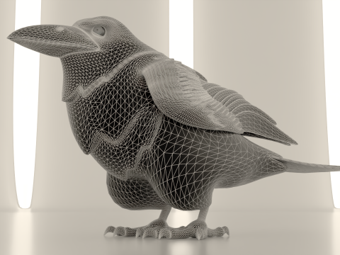 Bird Crow Modelo 3D