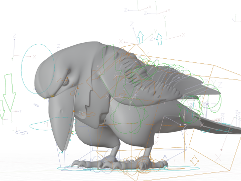 Bird Crow Modelo 3D